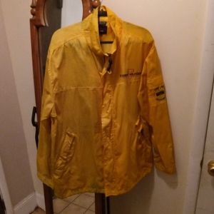 Yellow Tommy Hilfiger rain jacket XL
